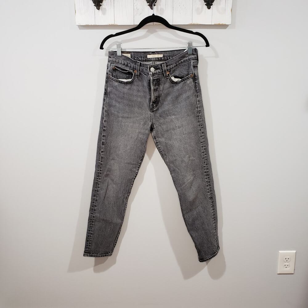 Levi's Wedgie Straight Jeans Gray Wash 27